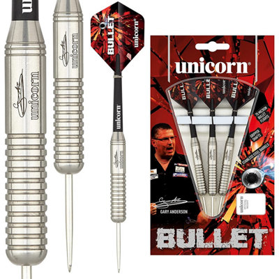 Unicorn Unisex Silver Bullet Stainless Steel Darts (Pack Of 3) In | Size: 23G - Image 4