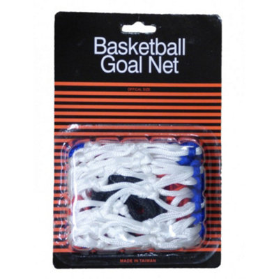Carta Sport Basketball Net White/red/blue (One Size) from B&Q