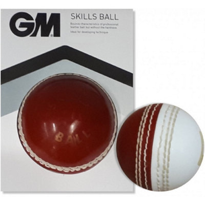 Gunn And Moore Skills Cricket Ball Red/white (One Size) from B&Q