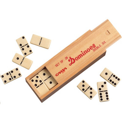 B&Q Carta Sport Dominoes Set (Pack Of 28) Ivory (One Size)