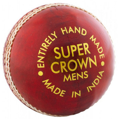  - Readers Super Crown Cricket Ball Red (One Size)