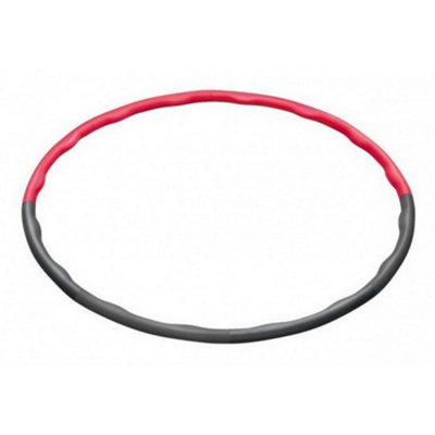 Body Sculpture Weighted Hula Hoop Grey/red (One Size) from B&Q
