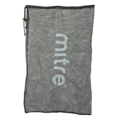 Mitre Mesh Football Bag Black (One Size) from B&Q