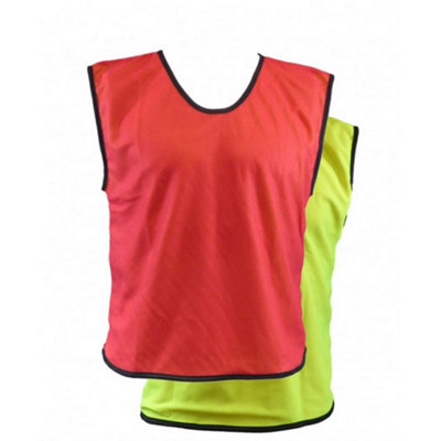  - Carta Sport Unisex Adult Reversible Training Bib Yellow/red (M)