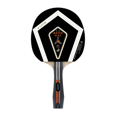 Lion Unisex Jet Black Match Play Table Tennis Bat In - Image 3