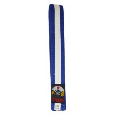  - Carta Sport Karate Belt Blue/white (One Size)