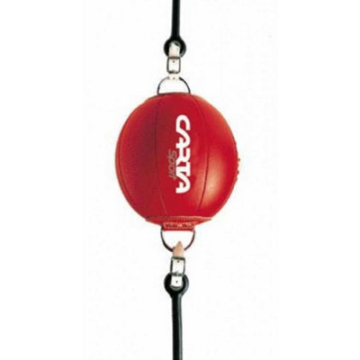 Carta Sport Leather Floor To Ceiling Punch Ball Red/black (One Size) from B&Q