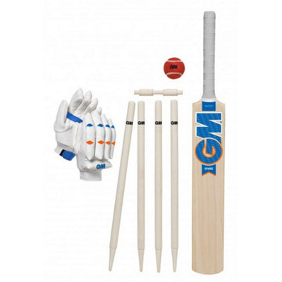 B&Q Gunn And Moore Eclipse 2022 Cricket Bat Set (Pack Of 10) Brown/blue/orange (4)