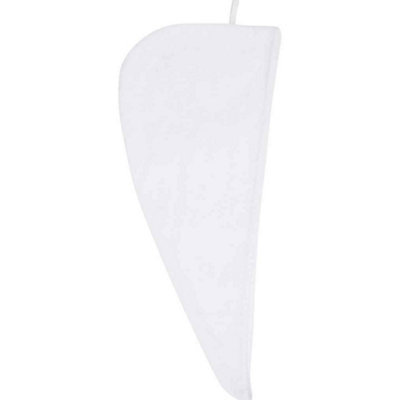 B&Q White Towel City Hair Wrap Towel (One Size)