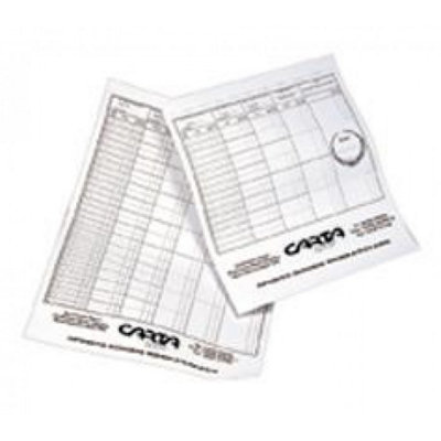 Carta Sport Bowls Score Cards White/black (A3) from B&Q