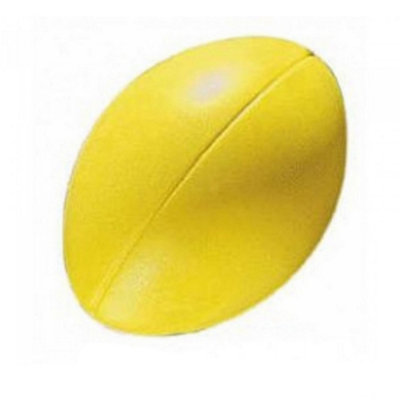Carta Sport Sponge Rugby Ball Yellow (One Size) from B&Q