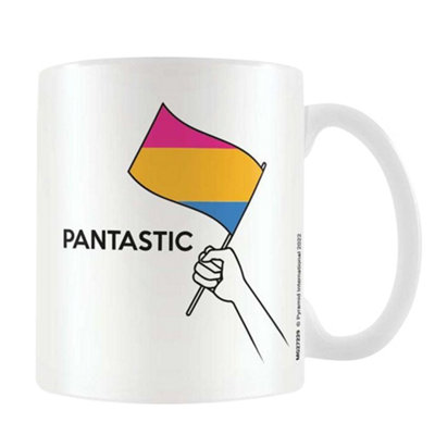 B&Q Pyramid International Pansexual Mug (One Size) White