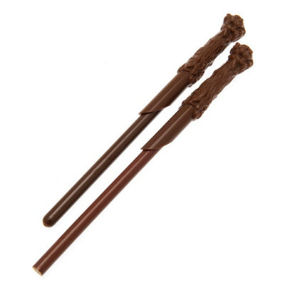 Harry Potter Wand Pen & Pencil Set Brown (One Size) from B&Q