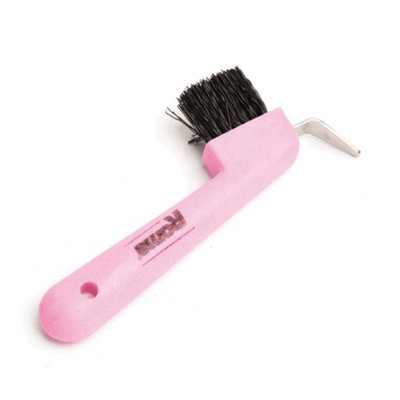 B&Q Pink Roma Deluxe Horse Hoof Pick & Brush (One Size)