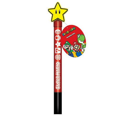 B&Q Super Mario Spinning Pen (One Size) Red/Black/Yellow