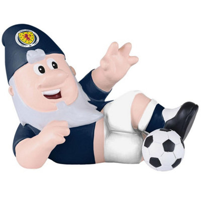 Scotland Fa Sliding Tackle Garden Gnome Navy/yellow/red (One Size) from B&Q