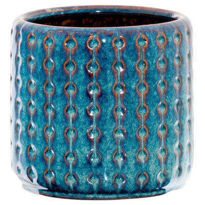 Hill Interiors Seville Collection Planter Indigo (One Size) from B&Q