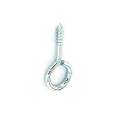 Securit Zinc Plated Screw Eyes (Pack Of 3) Silver (One Size) from B&Q