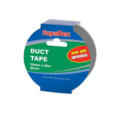 Supadec Duct Tape Silver (50M) Quality Product from B&Q