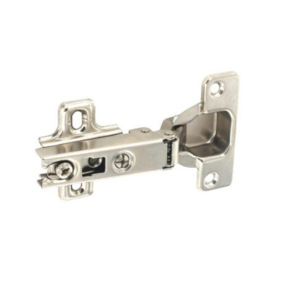  - Securit Zinc Plated Concealed Hinges (Pack Of 2) Silver (35mm)