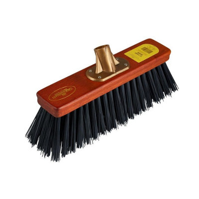  - Groundsman Heavy Duty Broom Head Brown/black (One Size)
