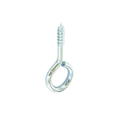 - Securit Zinc Plated Screw Eyes (Pack Of 10) Silver (One Size)