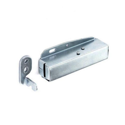 Securit Unisex Silver Zinc Plated Touch Latch In - Image 4
