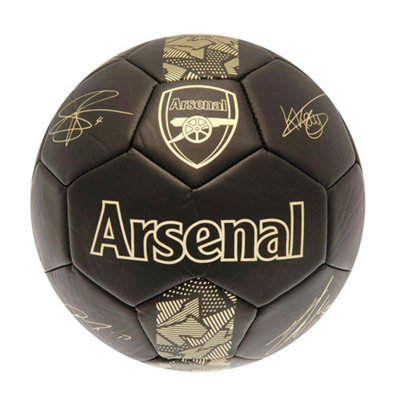 Nal Fc Phantom Signature Football Matt Black/gold (1) from B&Q