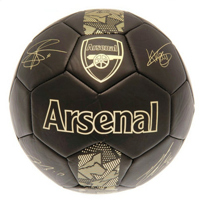 Nal Fc Phantom Signature Football Matt Black/gold (5) from B&Q