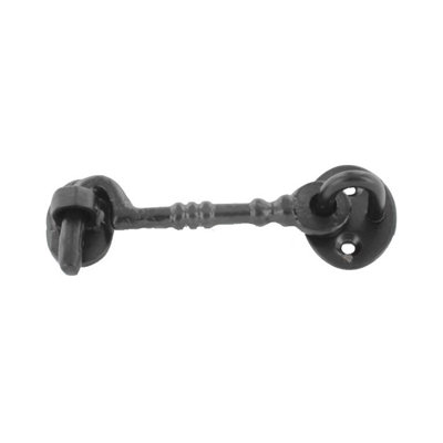 Securit Wire Cabin Hook Black (One Size) from B&Q