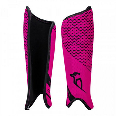Kookaburra Unisex Adult Convert 2021 Hockey Shin Pads (Pack Of 2) Black/pink (L) from B&Q