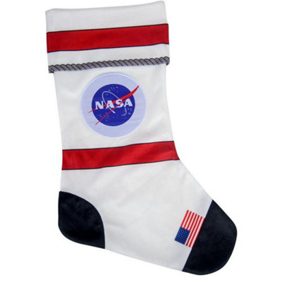 B&Q Nasa Isea Christmas Stocking White (One Size)