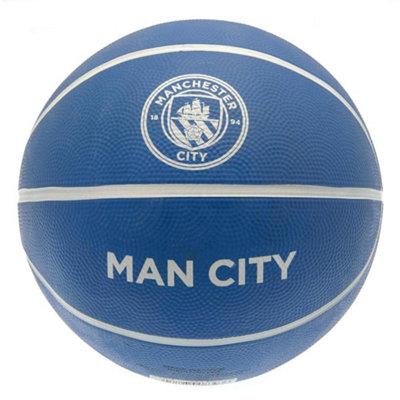 Manchester City Fc Crest Basketball Sky Blue/white (7) from B&Q
