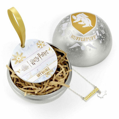 Harry Potter Unisex Gold Hufflepuff Christmas Bauble In - Image 6