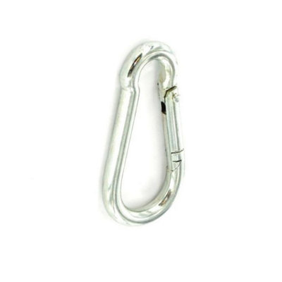 Securit Zinc Plated Cabin Hook Chrome (8mm) from B&Q