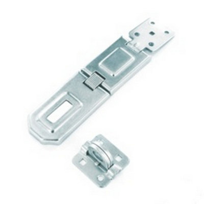 B&Q Securit Hasp And Staple Silver (150mm)