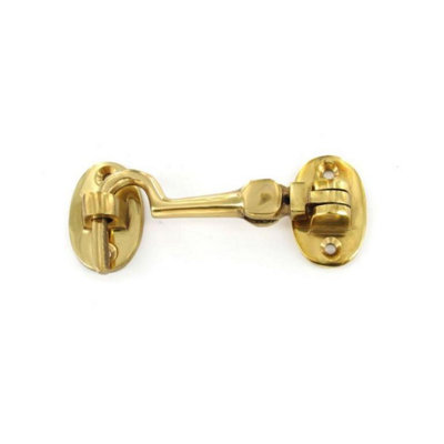 B&Q Securit Br Cabin Hook (75Mm) Gold