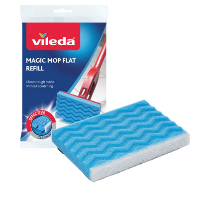Vileda Magic Flat Mop Refill (One Size) Blue/White