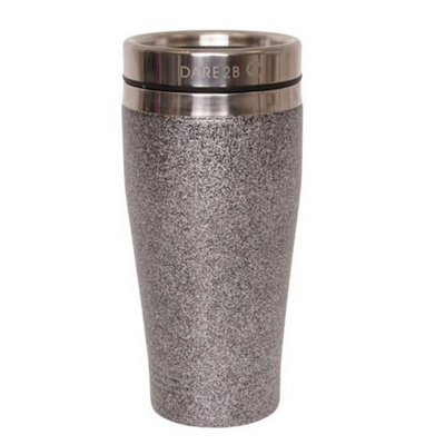 Dare 2B Glitter Metal Insulated Travel Mug Black (One Size) from B&Q