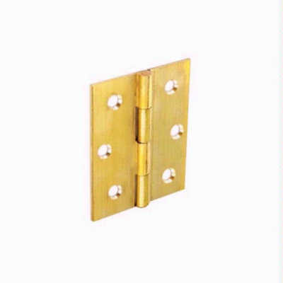 Securit Br Butt Hinges (Pack Of 2) Gold (38mm) from B&Q