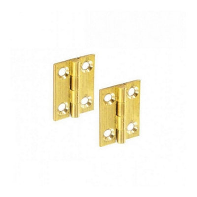 Securit Br Butt Hinges (Pack Of 2) Gold (63mm) from B&Q