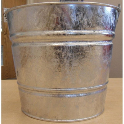 Supahome Galvanised Bucket Steel (14L) from B&Q