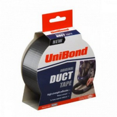 Unibond Duct Tape Silver (25M X 50mm) from B&Q