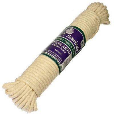 Everlasto Line Pulley Cream (15M) from B&Q