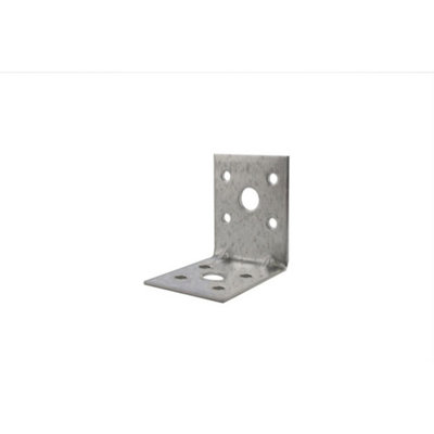 Simpson Strong Tie Angled Bracket Silver (50mm X 50mm X 40mm) from B&Q