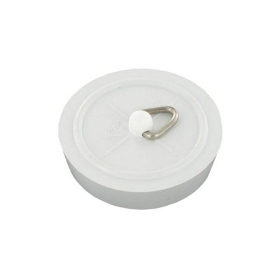 Securit Bath Plug White (38mm) Quality Product from B&Q