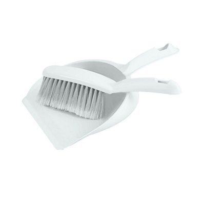 Supahome Dustpan And Brush White (One Size) from B&Q