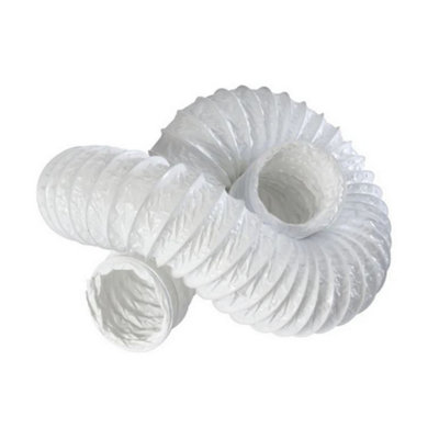 Manrose Pvc Ducting White (3M) Quality Product from B&Q