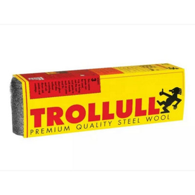 Trollull Grade 2 Steel Wool Rolls Silver (One Size) from B&Q