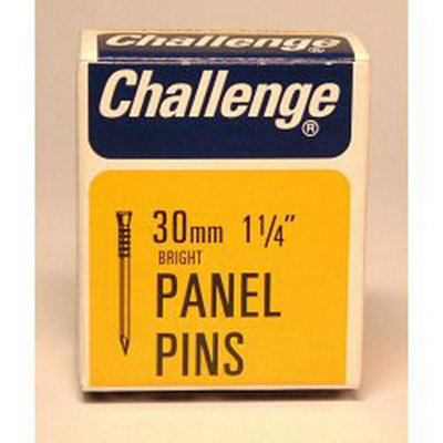 B&Q Silver Challenge Steel Panel Pin Nails (30Mm)
